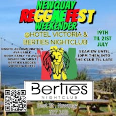Reggaefestweekender Friday ticket only at Victoria Hotel Newquay