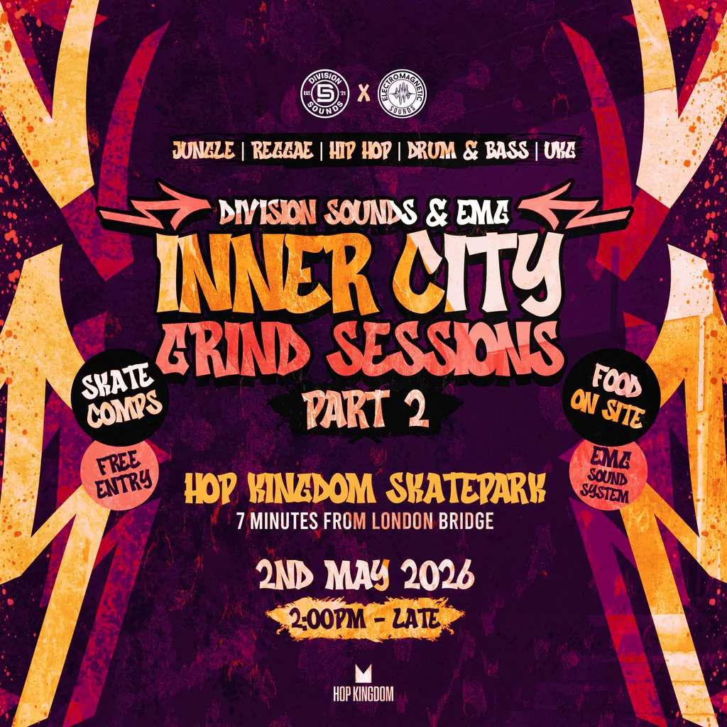 Division Sounds & EMG Present: Inner City Grind Sessions PT 2 at Hopkingdom Skate Park