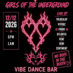 Twin Flame Presents: Girls Of Underground