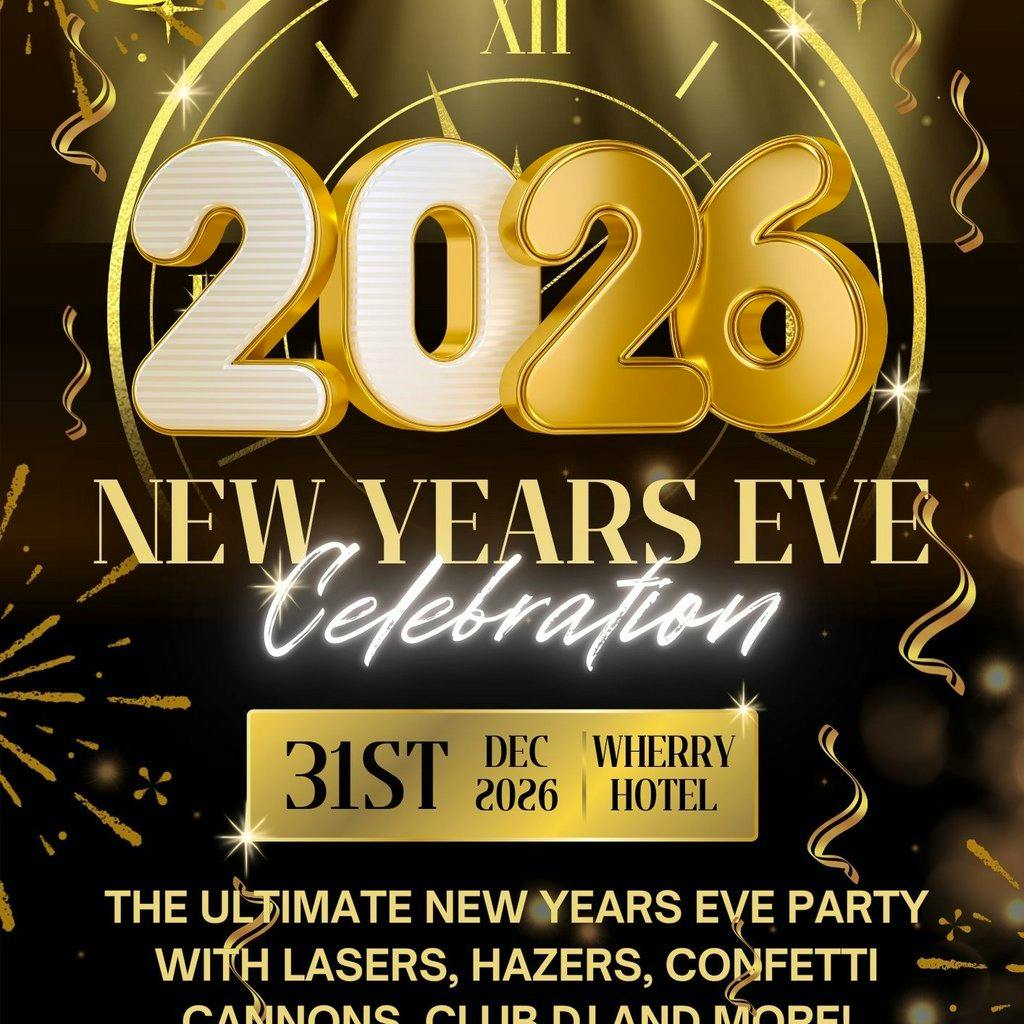 New Years Eve Party Night with The Over 30s Club at Wherry Hotel