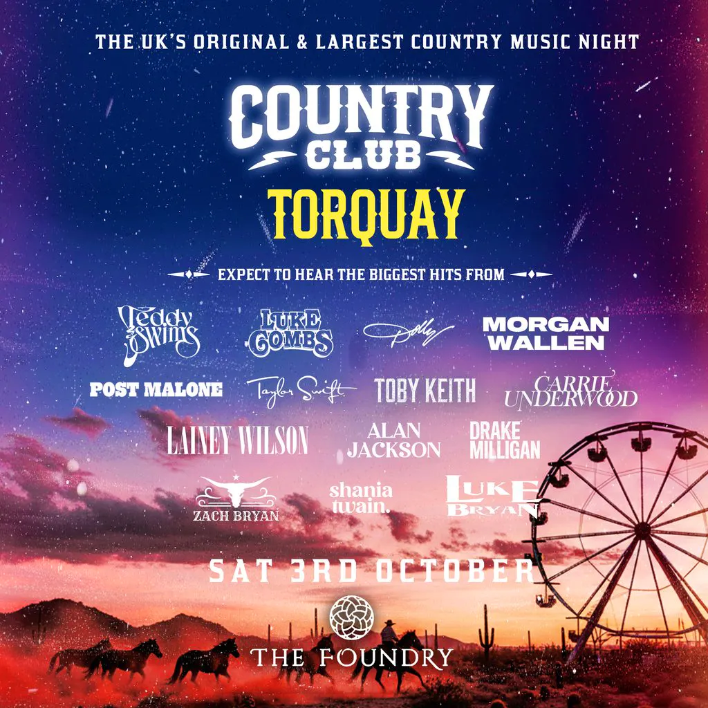 Country Club -  Country Music Festival - Torquay at The Foundry Torquay
