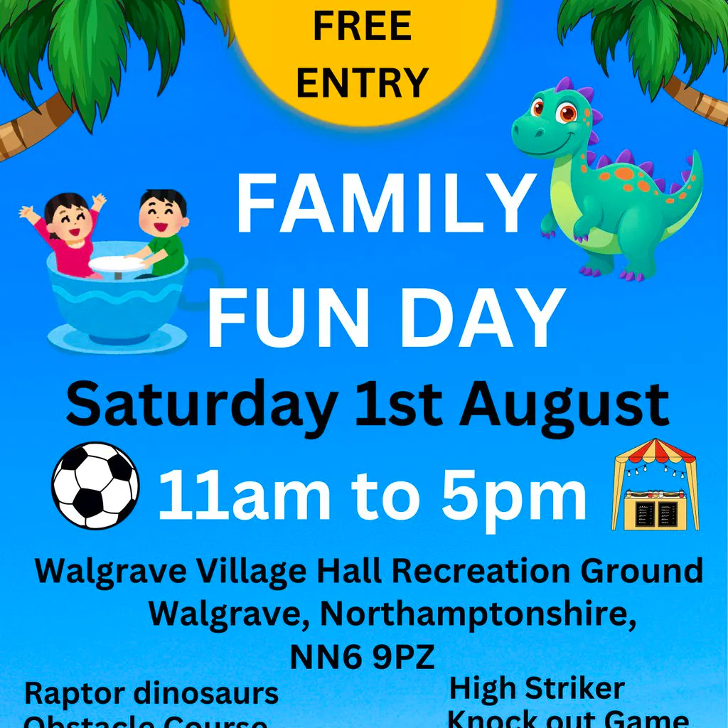 Family Fun Day in Walgrave at Walgrave Village Hall