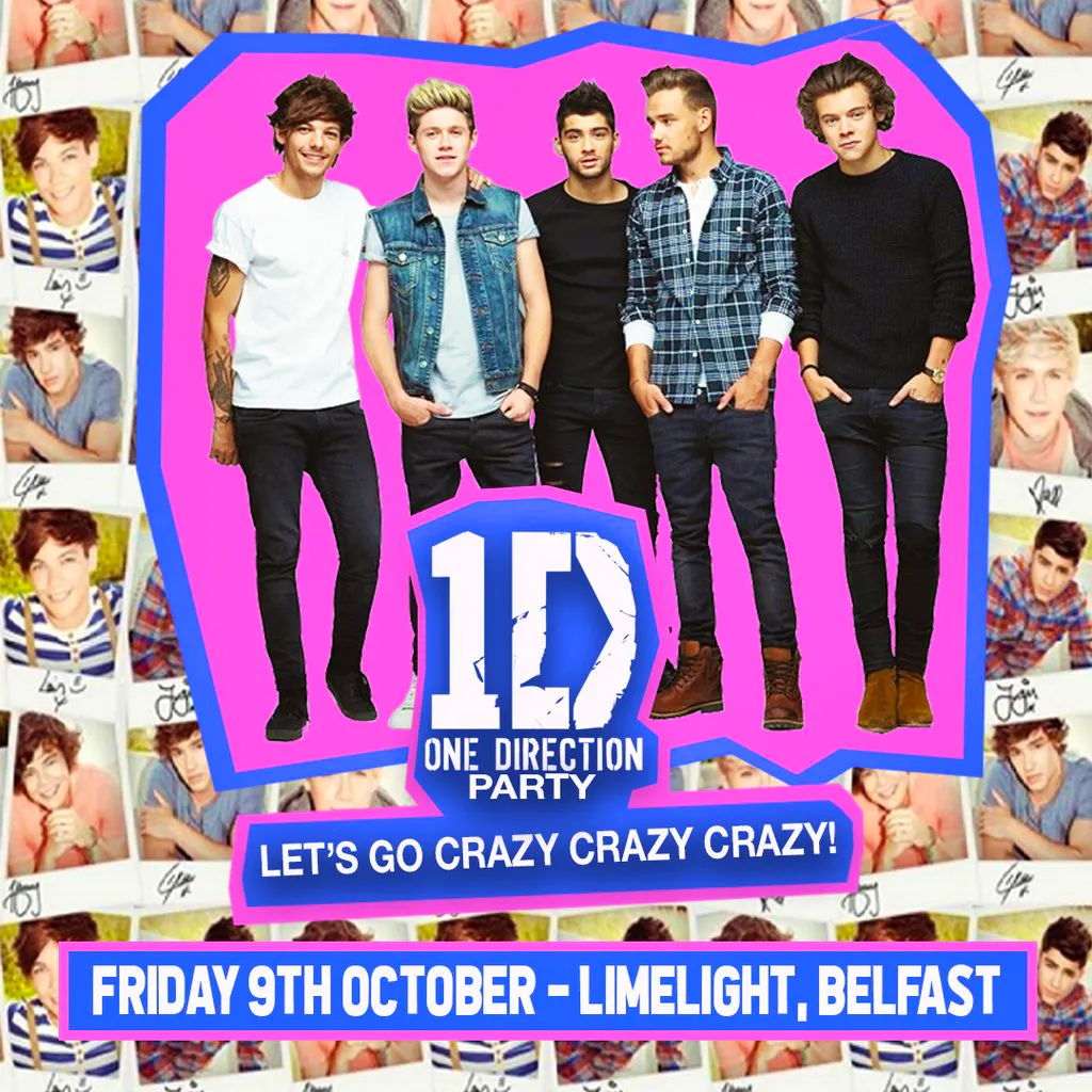 16 Years Of One Direction Party (Belfast) at Limelight 2