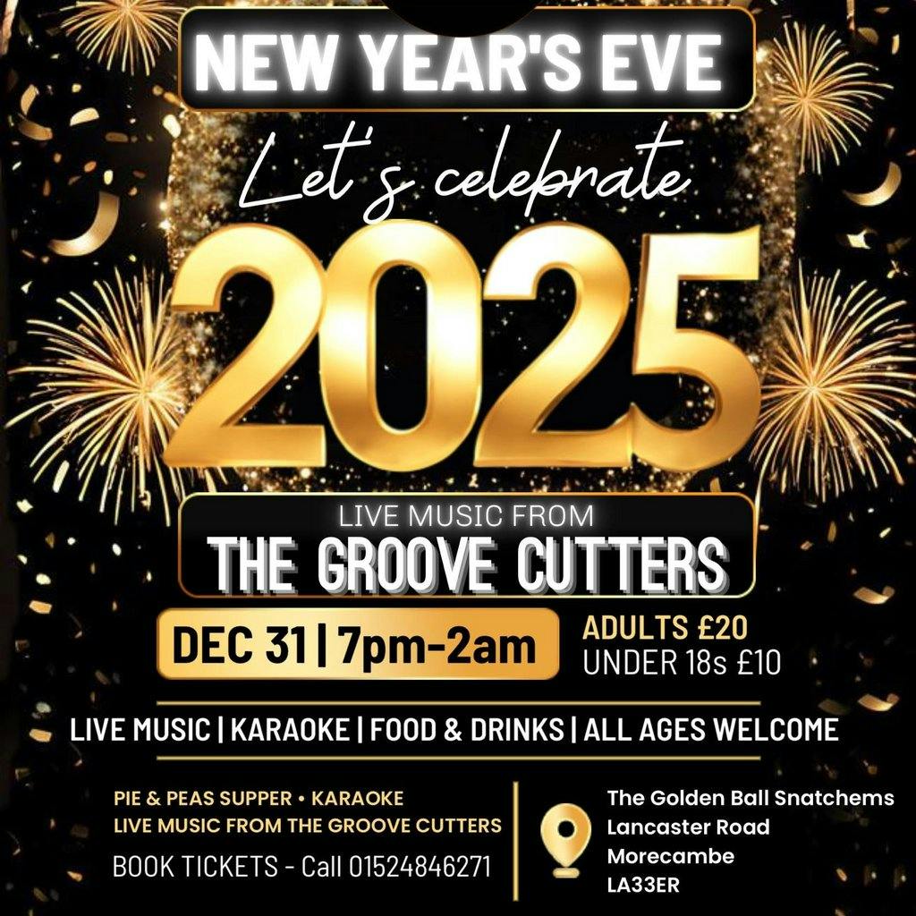 Tickets Golden Ball NYE party The Golden Ball At Snatchems Morecambe