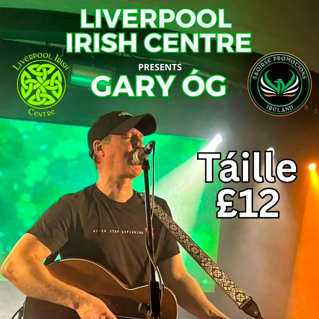 Gary Og at Liverpool Irish Centre