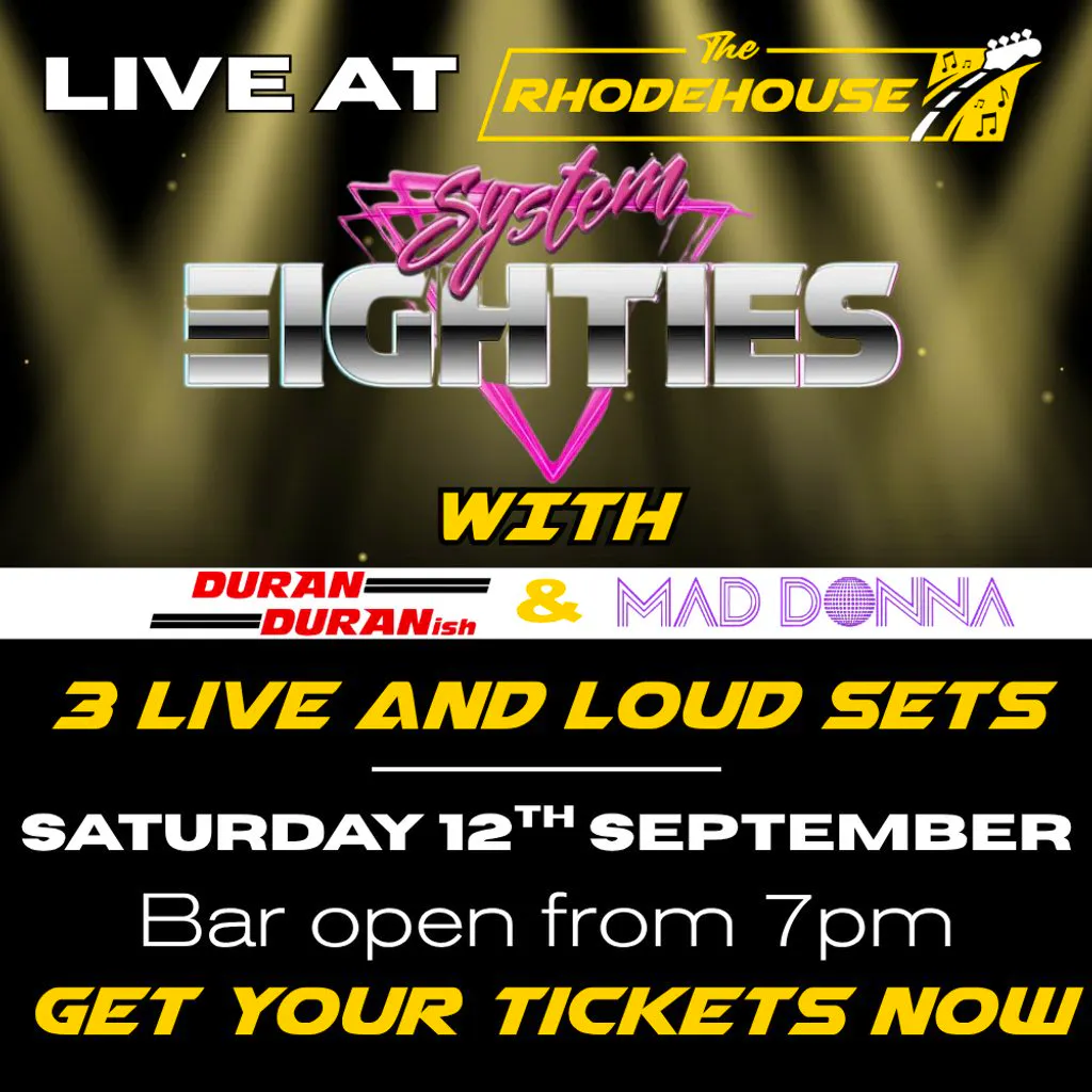 System Eighties - Triple 80s Night at The Rhodehouse! at The Rhodehouse