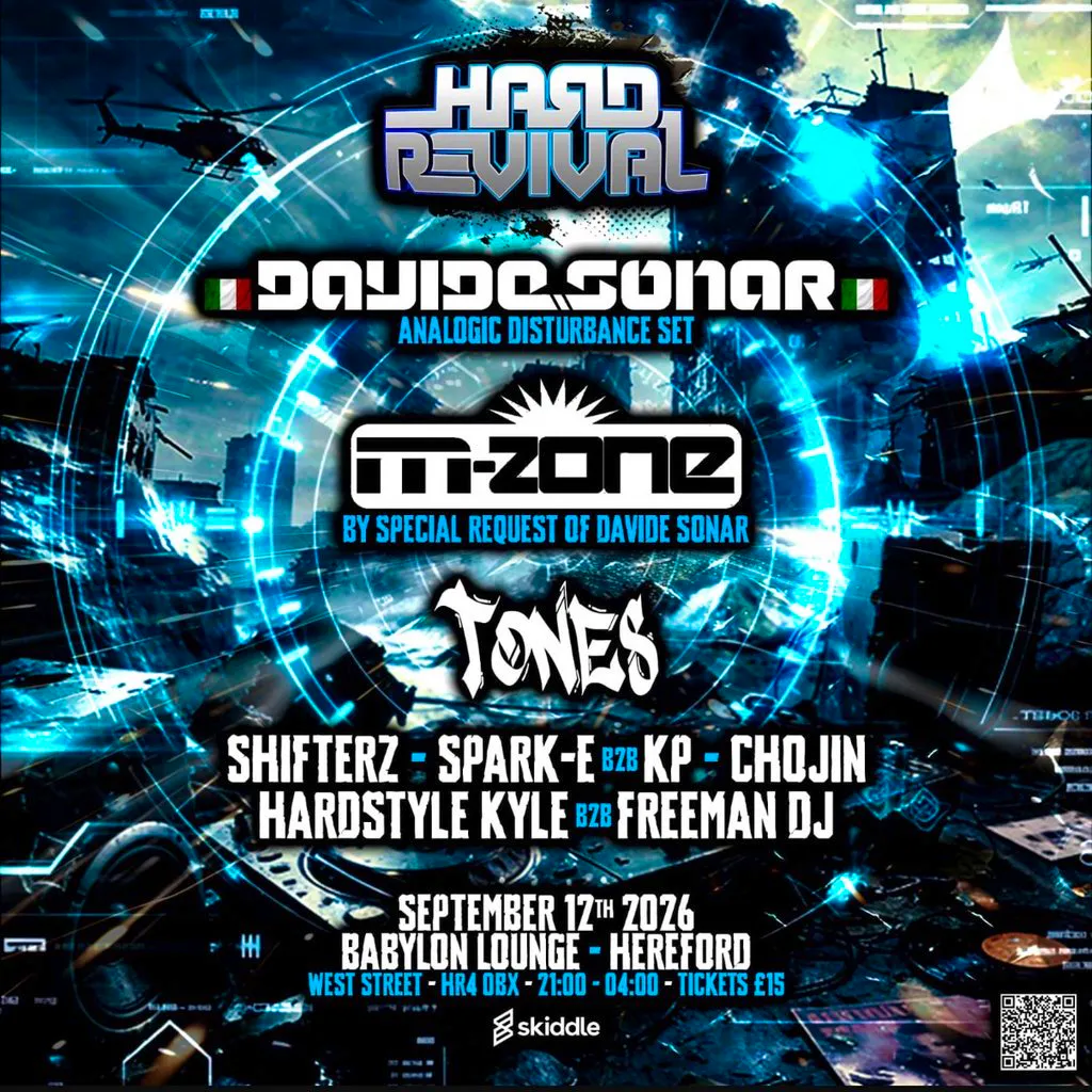 Hard Revival 6 - Davide sonar & Mzone at Babylon Club Lounge Hereford