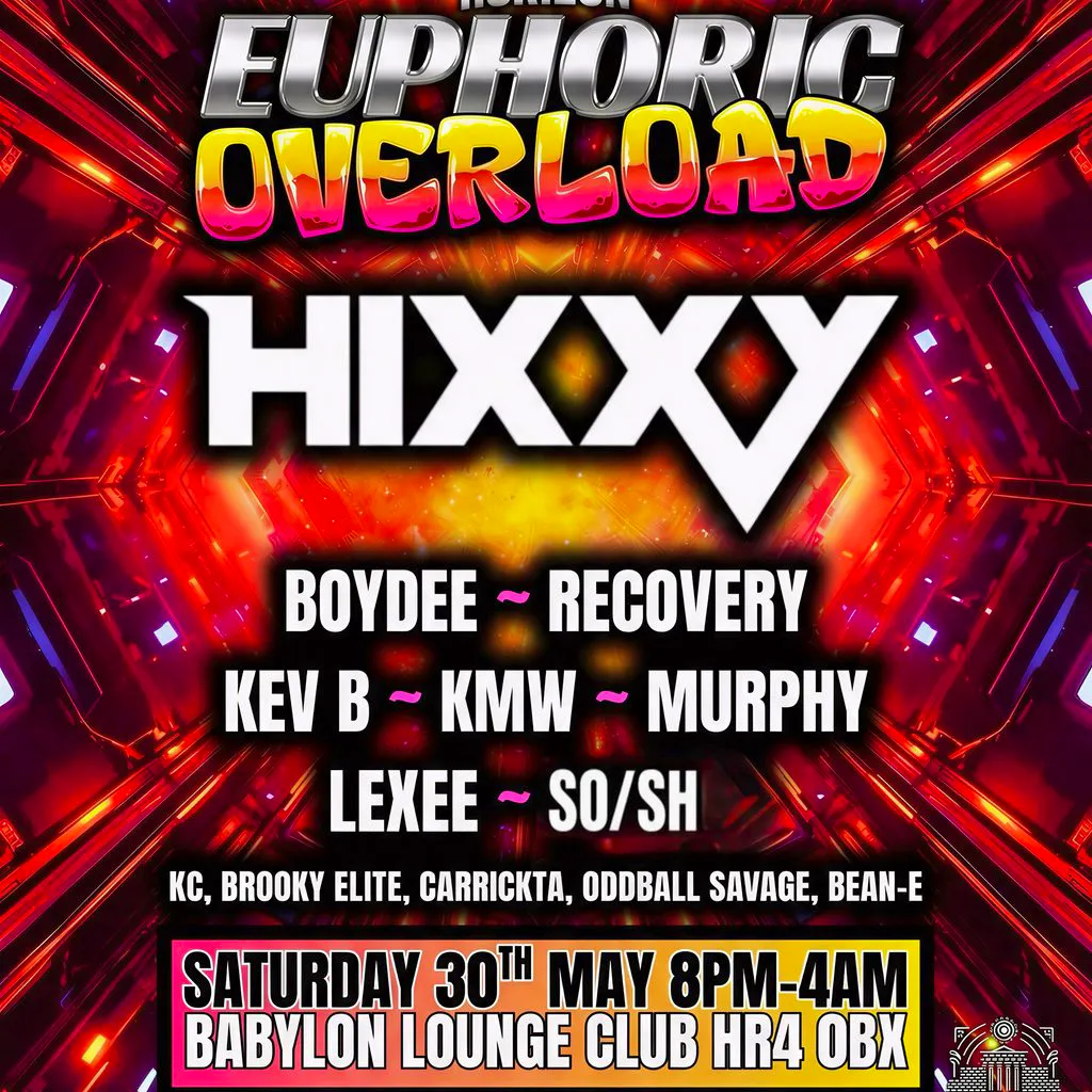 Hardcore Horizon Presents EUPHORIC OVERLOAD at Babylon Lounge Club