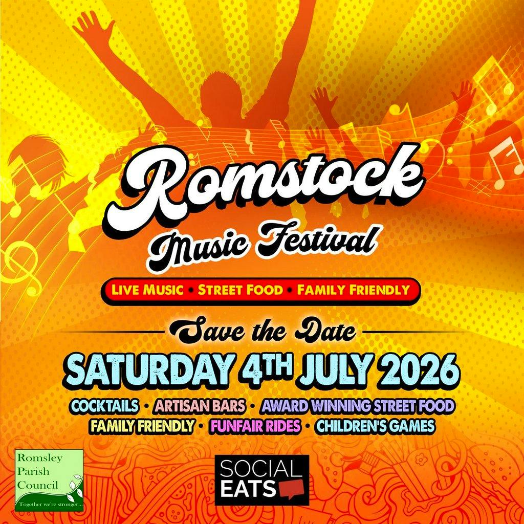 Romstock Festival 2026 at Romsley Playing Fields