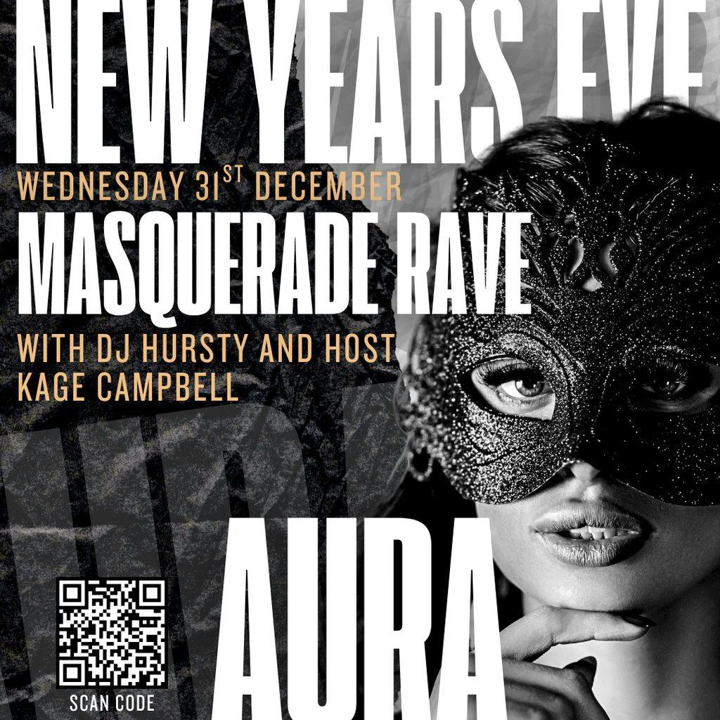 NYE Masquerade Rave at Aura Nightclub Tunbridge Wells