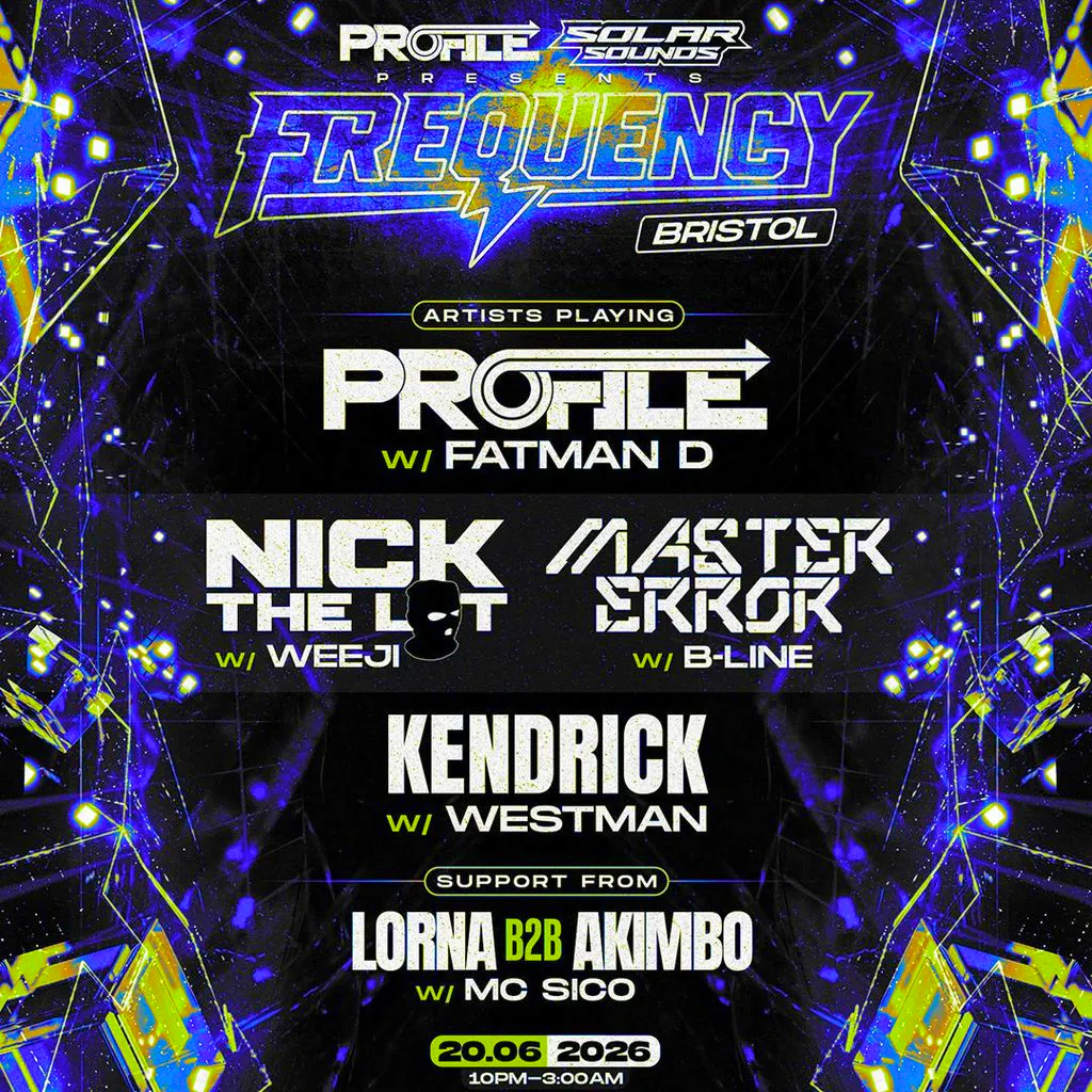 Solar Sounds X Frequency - Bristol at Clock Factory Bristol