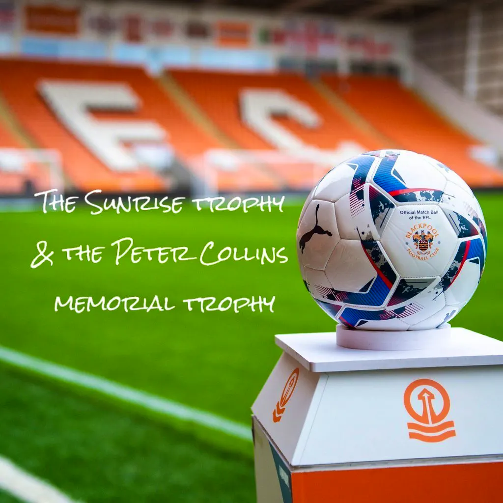 BFSFA FINALS- The sunrise trophy and the Rimmington Roofing Cup. at Blackpool F.C