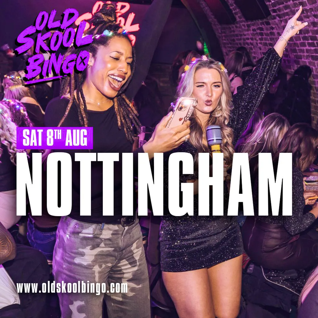 Old Skool Bingo Sat 8th August Nottingham at Ng One Nottingham