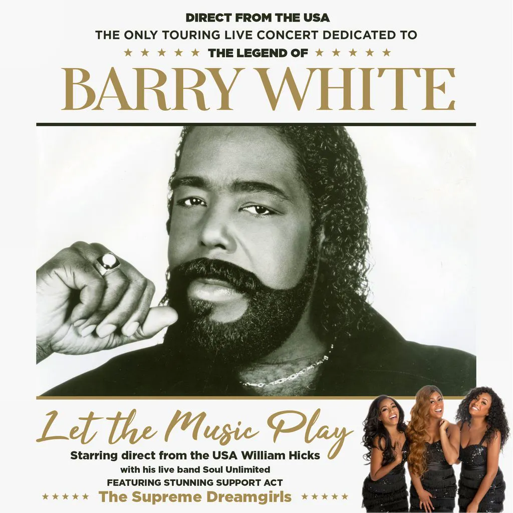 The Legend of Barry White: Let The Music Play at The Halls Norwich