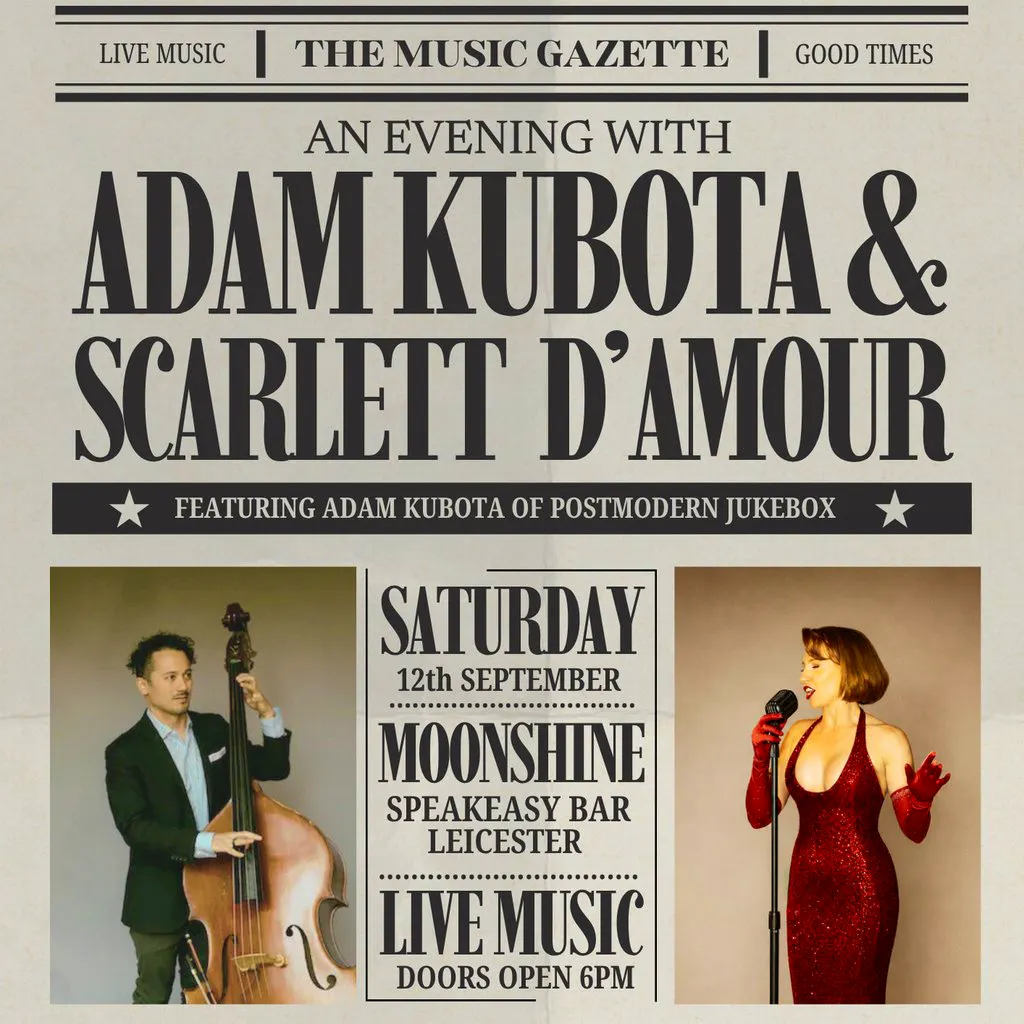 An Evening with Adam Kubota & Scarlett D'amour! at Moonshine Leicester (Merchants Yard)