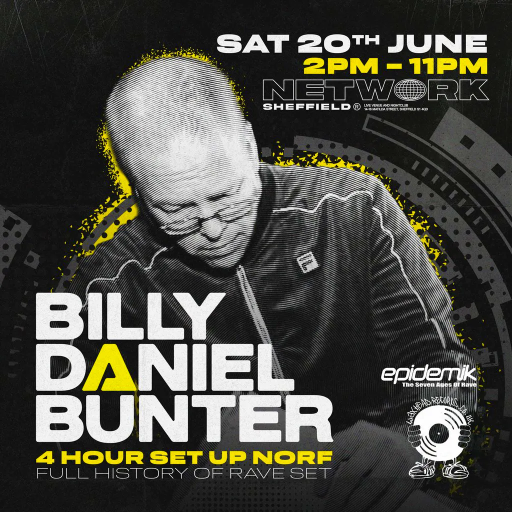 BILLY DANIEL BUNTER Up Norf at Network Sheffield 14 16 Matilda Street S14qd