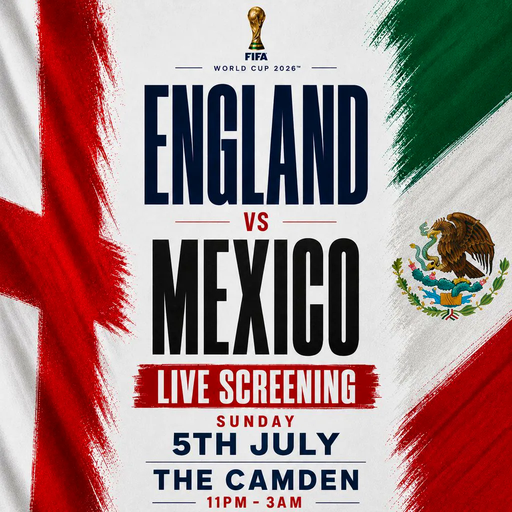 England V Mexico - World Cup 2026 at The Camden
