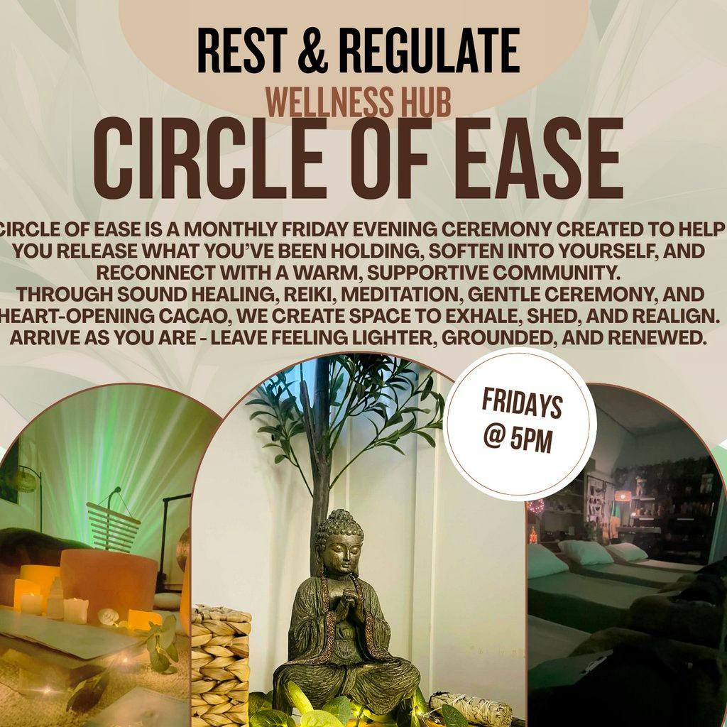 CIRCLE OF EASE SOUND BATH CEREMONY reiki, sound bath, meditation at Rest And Regulate Hub, 132 Sandy Lane,Skelmersdale.WN88