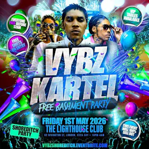 Vybz Kartel - Free Bashment Party - Everyone Free Before 12AM