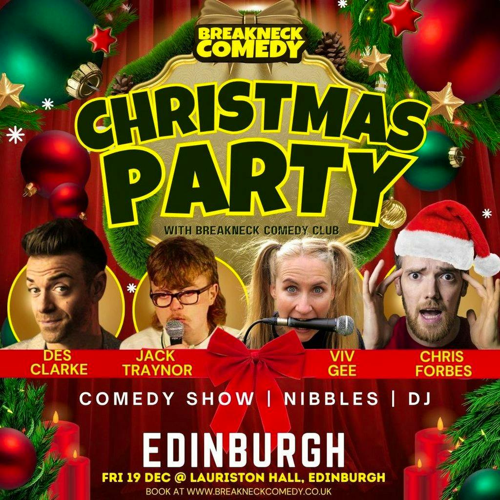 Christmas Party Comedy Show at Lauriston Hall