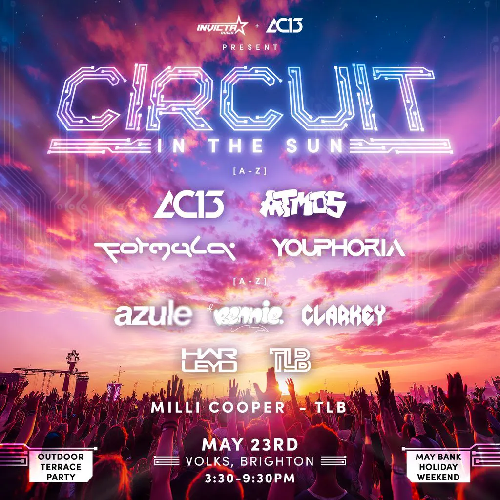 Invicta Audio x AC13 Presents: Circuit In The Sun [DAY PARTY] at The Volks Nightclub
