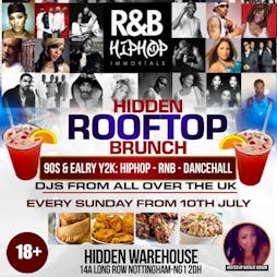 Hidden Brunch  Tickets | Hidden Rooftop Nottingham  | Sun 10th July 2022 Lineup