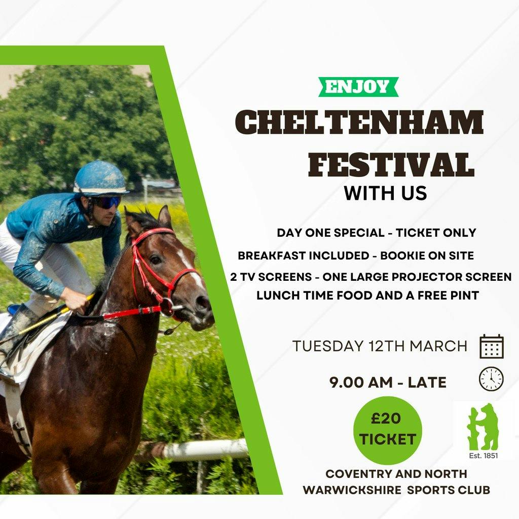 Tickets Cheltenham Festival Day 1 March 11 2025 Coventry And