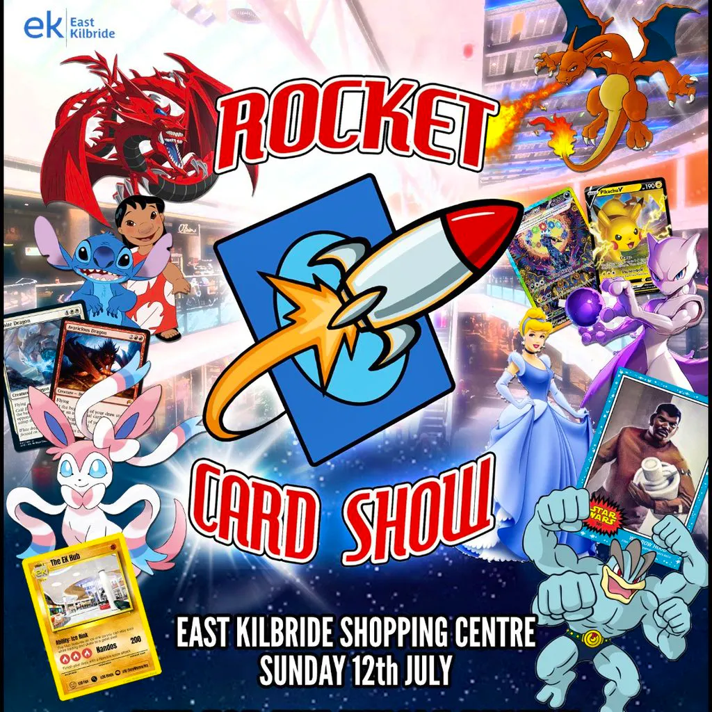 Rocket Card Show East Kilbride | Card Show Scotland at EK, East Kilbride