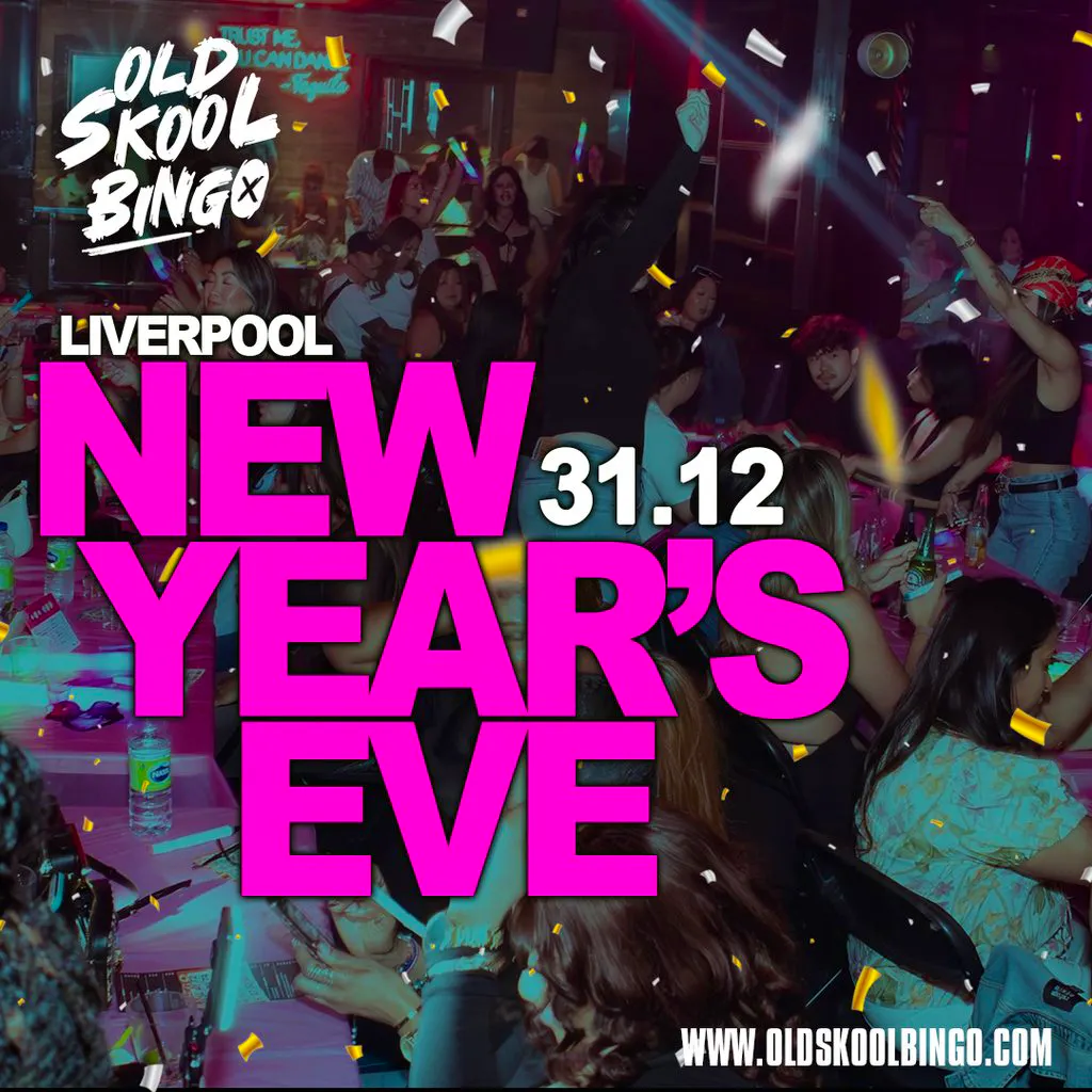 Old Skool Bingo Thurs 31st NYE Liverpool at Deluca's