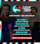 CLOSEUP COMEDY at Hockley Social Club w/ Scott Bennett and more.