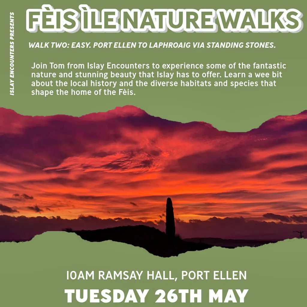Fèis Ìle Nature Walk Two: Easy at The Ramsay Hall Isle Of Islay