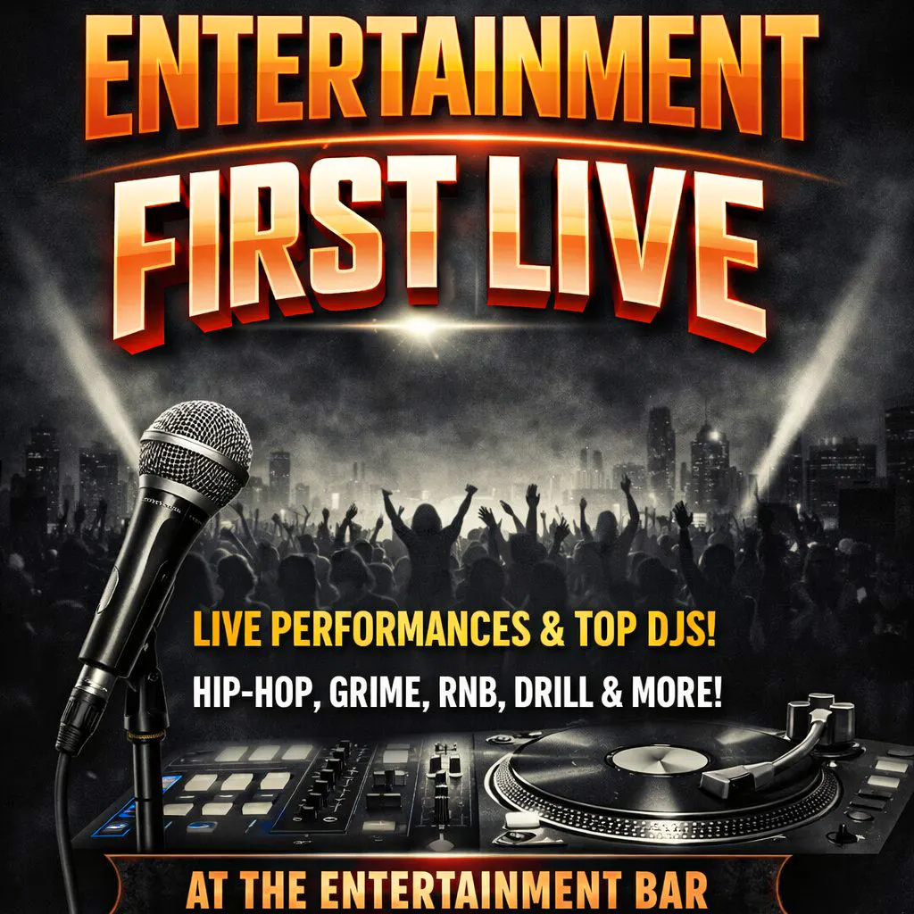 Entertainment first live at THE ENT BAR