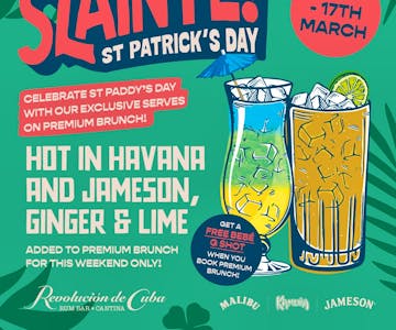 St Paddy's Brunch in Cuba with Live Music