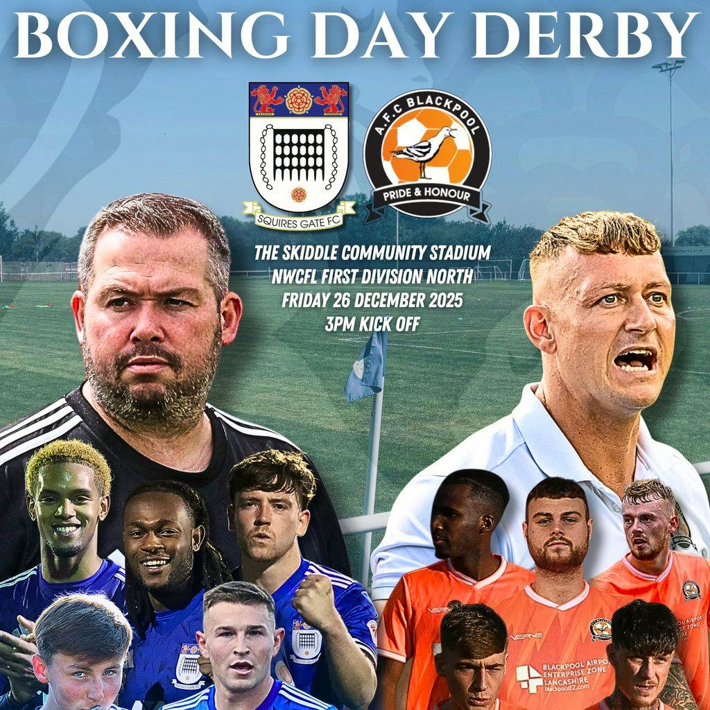 Squires Gate vs AFC Blackpool at Squires Gate Football Club