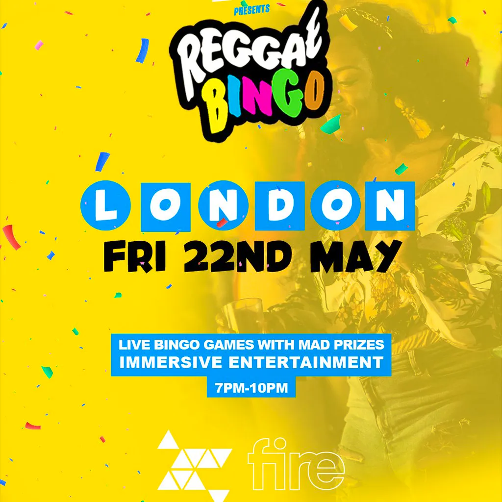 Reggae Bingo - London - Fri 22nd May at Vauxhall Food And Beer Garden