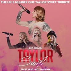 Katy Ellis as Taylor Swift | As seen on ITV and BBC at Binks Yard