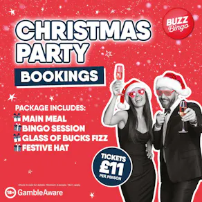 Christmas Party Bookings - Buzz Bingo Feltham