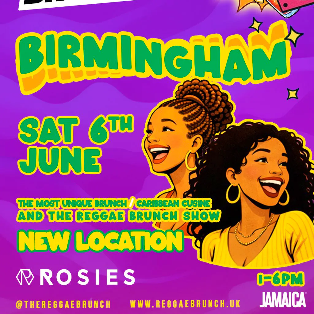 The Reggae Brunch BHAM - Sat 6th June at Rosies NightClub   Birmingham