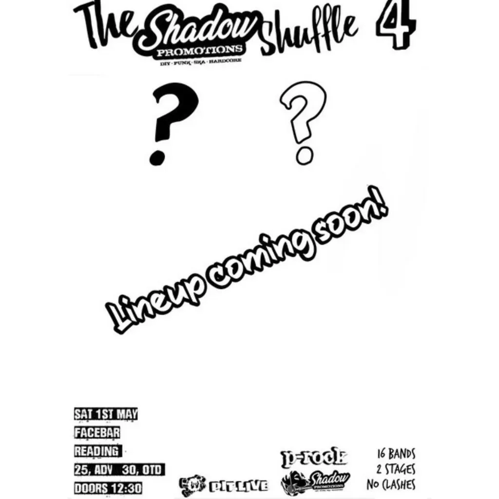 The Shadow Shuffle 4 at The Face Bar