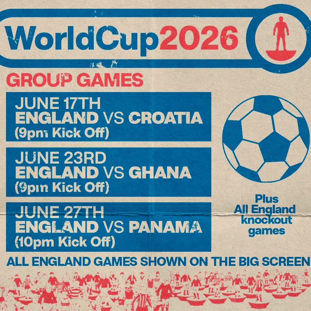 World Cup 2026 - England VS Croatia at Hare And Hounds Kings Heath