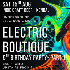Electric Boutique 5th Birthday Party