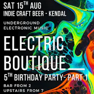 Electric Boutique 5th Birthday Party at Indie Craft Beer