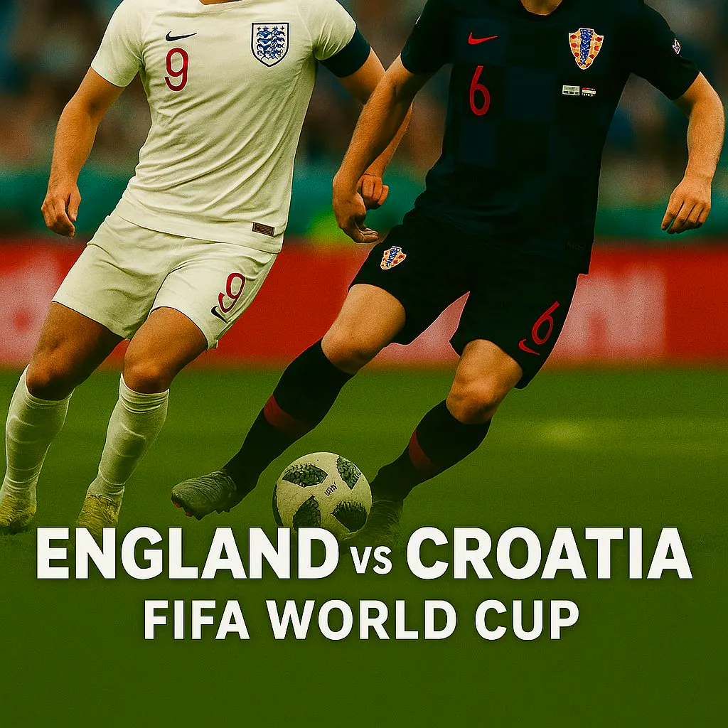England vs Croatia FIFA World Cup at Bally's Casino Newcastle
