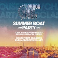 London Boat Party with Free After Party! at Temple Pier