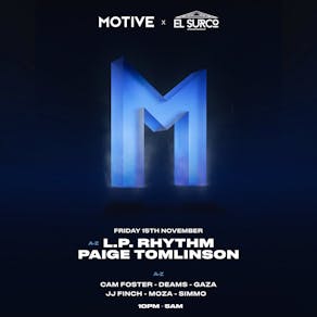 Motive Bournemouth: L.P. Rhythm & Paige Tomlinson @ The Vault