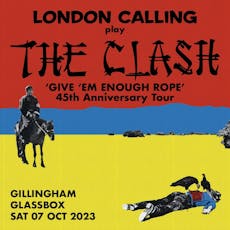 London Calling Play The Clash at Glassbox Theatre