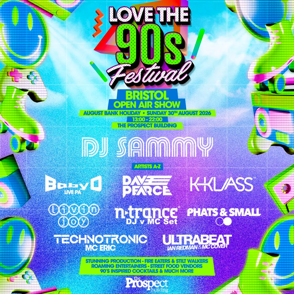 DJ SAMMY & MORE | Love the 90s Fest | Prospect Building, Bristol at The Prospect Building