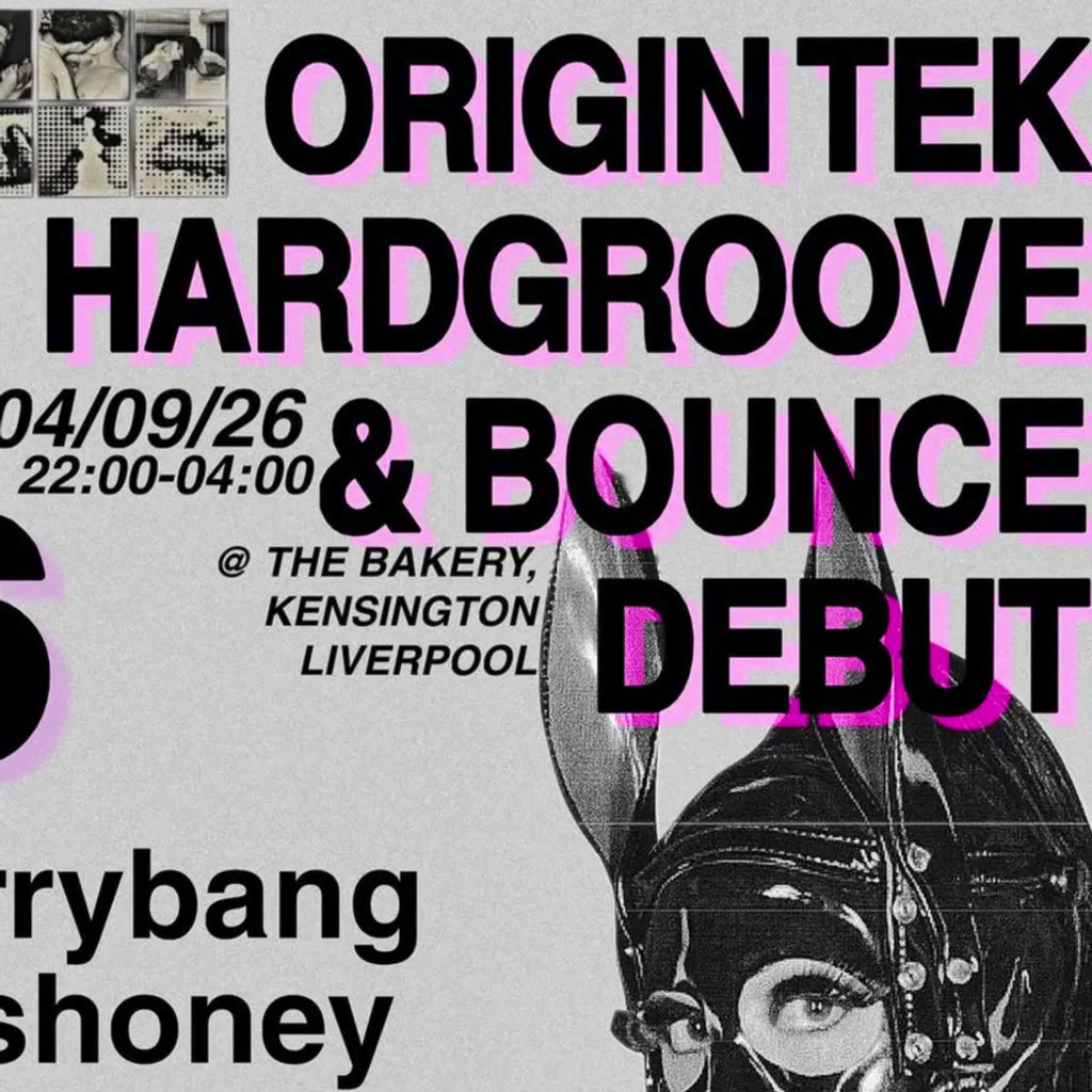 ORIGIN TEK : HARDGROOVE & BOUNCE debut rave at The Bakery Liverpool