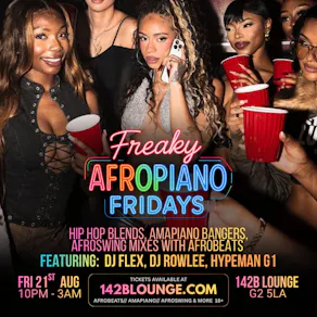 Freaky AfroPiano Fridays!!!