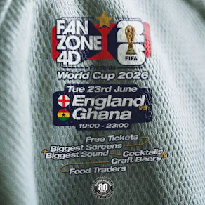 FANZONE 4D x Electric Ballroom: England v Ghana World Cup